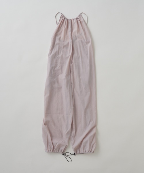 earthy（アーシー）の「キャミサロペット(パッカブル)（サロペット/オーバーオール・レディース・パープル/ブラック/ベージュ・FREE）」の7枚目の写真