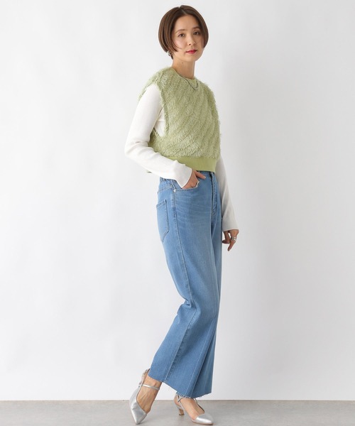レプシィムベスト LEPSIM｜ギャザーWZIPベスト | Rakuten Fashion(楽天