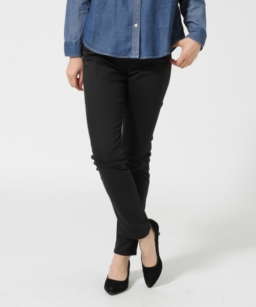 GLOBAL WORK（グローバルワーク）の「モダールスリムパンツ/565801（その他パンツ・レディース・ホワイト/ワインレッド/ダークブルー/ブラック・MEDIUM/SMALL/LARGE/X-LARGE）」の2枚目の写真