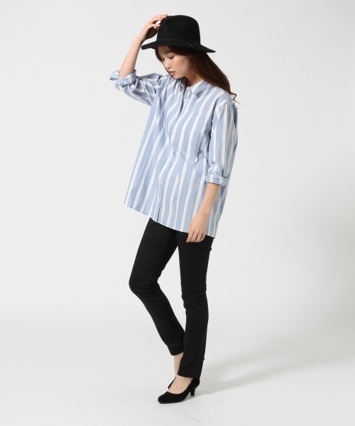 GLOBAL WORK（グローバルワーク）の「モダールスリムパンツ/565801（その他パンツ・レディース・ホワイト/ワインレッド/ダークブルー/ブラック・MEDIUM/SMALL/LARGE/X-LARGE）」の7枚目の写真