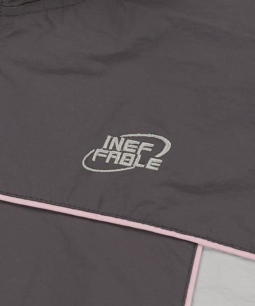 SPINNS（スピンズ）の「Wジップショート丈ヘビーウェイトナイロンジャケット（ナイロンジャケット・レディース・グレー系その他/ブラック×ブラック/ネイビー系/ブラック×ホワイト・ONESIZE）」の19枚目の写真