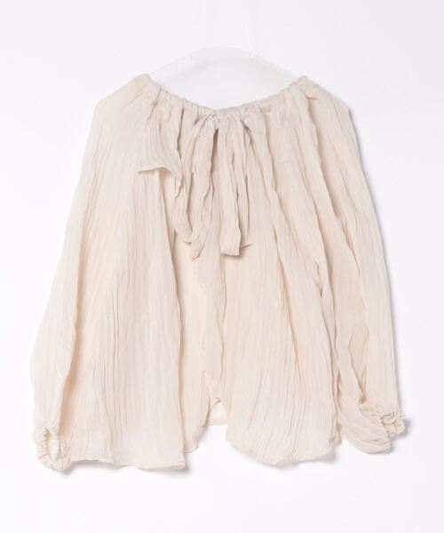 flower（フラワー）の「バックペタルブラウス（シャツ/ブラウス・レディース・アイボリー/ピンク・FREE）」の11枚目の写真