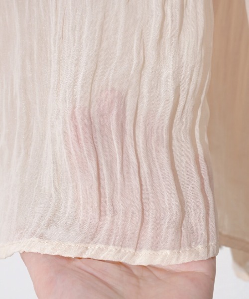 flower（フラワー）の「バックペタルブラウス（シャツ/ブラウス・レディース・アイボリー/ピンク・FREE）」の20枚目の写真