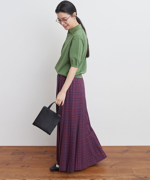 fig Ｌondon（フィグロンドン）の「●knit polo（ポロシャツ・レディース・ブラック/グリーン/イエロー・FREE）」の18枚目の写真