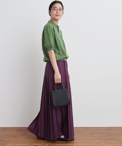 fig Ｌondon（フィグロンドン）の「●knit polo（ポロシャツ・レディース・ブラック/グリーン/イエロー・FREE）」の19枚目の写真