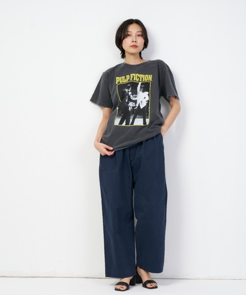 GOOD ROCK SPEED（グッドロックスピード）の「PULP FICTION パルプ・フィクション Tシャツ（Tシャツ/カットソー・レディース・チャコールグレー・FREE）」の4枚目の写真