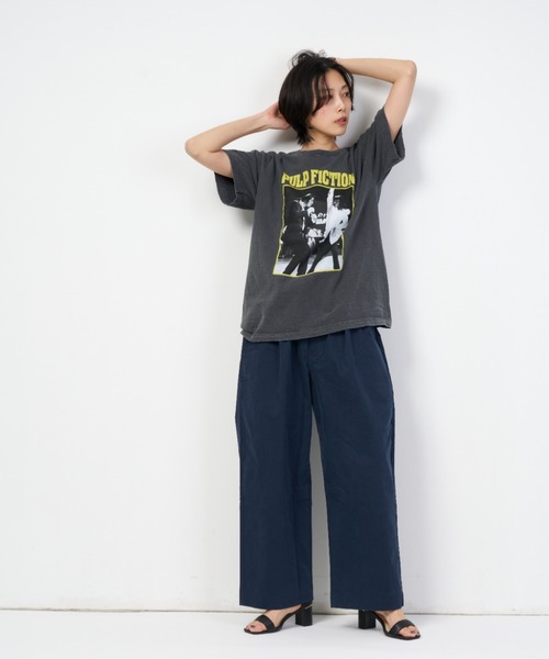 GOOD ROCK SPEED（グッドロックスピード）の「PULP FICTION パルプ・フィクション Tシャツ（Tシャツ/カットソー・レディース・チャコールグレー・FREE）」の6枚目の写真