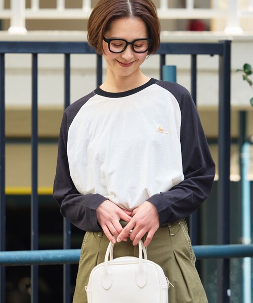 FREAK'S STORE(フリークスストア)の「限定展開 KELTY/ケルティ 別注 シアー ラグラン Tシャツ(Tシャツ/カットソー・レディース・グレー/ナチュラル/ブラック・フリ-)」の22枚目の写真