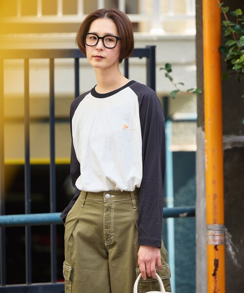 FREAK'S STORE(フリークスストア)の「限定展開 KELTY/ケルティ 別注 シアー ラグラン Tシャツ(Tシャツ/カットソー・レディース・グレー/ナチュラル/ブラック・フリ-)」の16枚目の写真