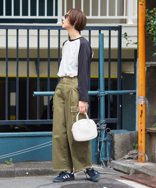 FREAK'S STORE(フリークスストア)の「限定展開 KELTY/ケルティ 別注 シアー ラグラン Tシャツ(Tシャツ/カットソー・レディース・グレー/ナチュラル/ブラック・フリ-)」の18枚目の写真