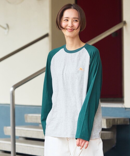 FREAK'S STORE(フリークスストア)の「限定展開 KELTY/ケルティ 別注 シアー ラグラン Tシャツ(Tシャツ/カットソー・レディース・グレー/ナチュラル/ブラック・フリ-)」の14枚目の写真