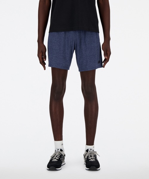 NEW BALANCE（ニューバランス）の「Sport Essentials ヘザーテックニットショーツ 7インチ（その他パンツ・メンズ・ライトグレー/ネイビー/ブラック・XX-LARGE/X-LARGE/LARGE/MEDIUM/SMALL/XXX-LARGE）」の3枚目の写真