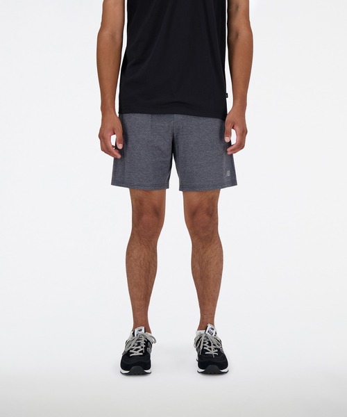 NEW BALANCE（ニューバランス）の「Sport Essentials ヘザーテックニットショーツ 7インチ（その他パンツ・メンズ・ライトグレー/ネイビー/ブラック・XX-LARGE/X-LARGE/LARGE/MEDIUM/SMALL/XXX-LARGE）」の2枚目の写真