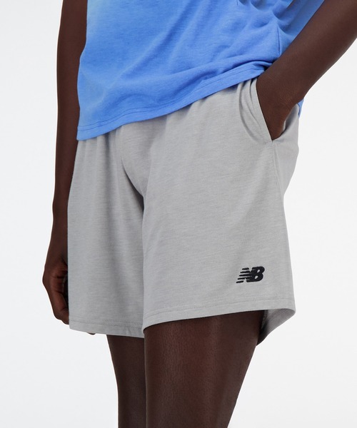 NEW BALANCE（ニューバランス）の「Sport Essentials ヘザーテックニットショーツ 7インチ（その他パンツ・メンズ・ライトグレー/ネイビー/ブラック・XX-LARGE/X-LARGE/LARGE/MEDIUM/SMALL/XXX-LARGE）」の5枚目の写真