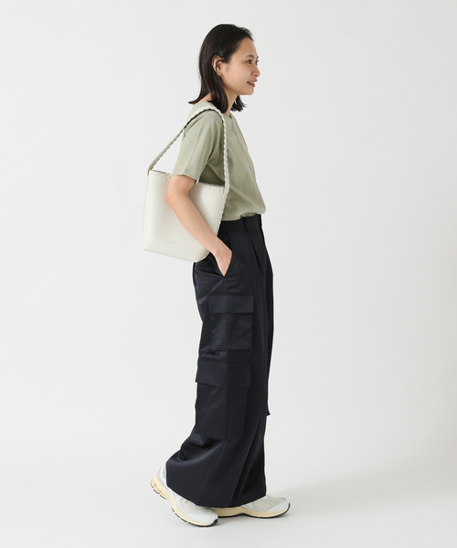 JOURNAL STANDARD(ジャーナルスタンダード)の「汗ジミ防止サーマルヘンリーネックプルオーバー(Tシャツ/カットソー・レディース・ライトグリーン/アイボリー/ブラック系その他/ホワイト・FREE)」の18枚目の写真