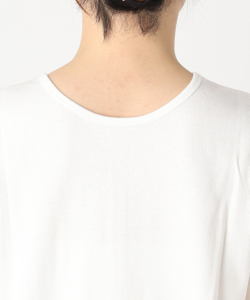 JOURNAL STANDARD(ジャーナルスタンダード)の「汗ジミ防止サーマルヘンリーネックプルオーバー(Tシャツ/カットソー・レディース・ライトグリーン/アイボリー/ブラック系その他/ホワイト・FREE)」の14枚目の写真