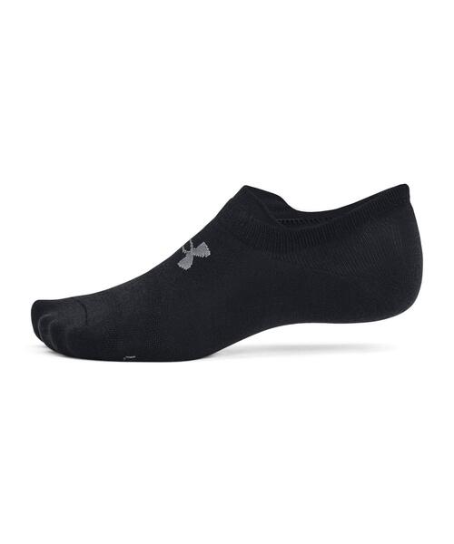 UNDER ARMOUR（アンダーアーマー）の「UAエッセンシャル ウルトラロー タブ ソックス （3足セット）（トレーニング/メンズ/レディース）（ソックス/靴下・レディース・ブラック・M/S/L）」の4枚目の写真