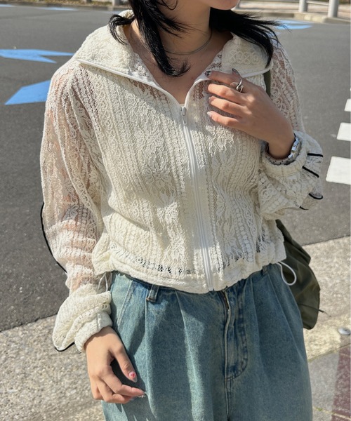 セール】パイピングレーストラックジャケット（ジャージ