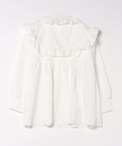 Mayree（メイリー）の「【Mayree】フリルブラウス（シャツ/ブラウス・レディース・ホワイト/イエロー・X-LARGE/LARGE/MEDIUM/SMALL）」の8枚目の写真