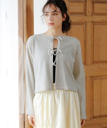 LAKOLE | ワッフルリボンカーディガン / 113777(カーディガン/ボレロ)