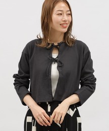 LAKOLE | ワッフルリボンカーディガン / 113777(カーディガン/ボレロ)