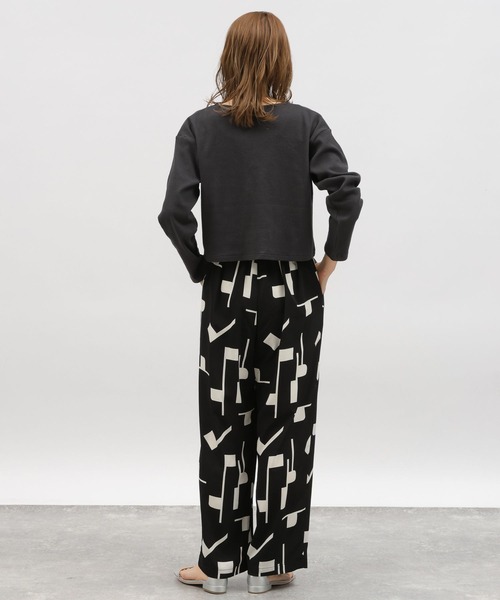 LAKOLE（ラコレ）の「ワッフルリボンカーディガン / 113777（カーディガン/ボレロ・レディース・イエロー/ブラック/ホワイト×ブラック・SMALL/MEDIUM）」の12枚目の写真