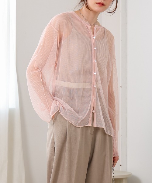 バブ Bab レースチュールカーディガン （IVORY） バブ Bab レースチュールカーディガン （IVORY） -ファッション
