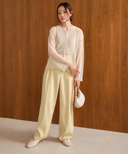 バブ Bab レースチュールカーディガン （IVORY） バブ Bab レースチュールカーディガン （IVORY） -ファッション