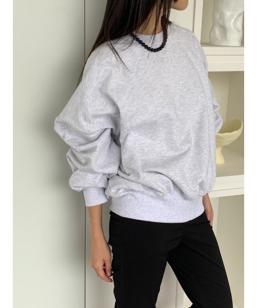 Didot.showroom（ディドット ショールーム）の「マキシムスウェットT（スウェット・レディース・ネイビー/ヘザーグレー/グレー・FREE）」の4枚目の写真