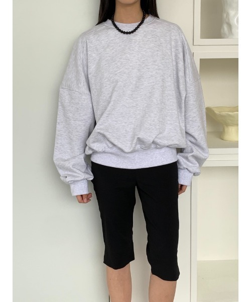 Didot.showroom（ディドット ショールーム）の「マキシムスウェットT（スウェット・レディース・ネイビー/ヘザーグレー/グレー・FREE）」の5枚目の写真