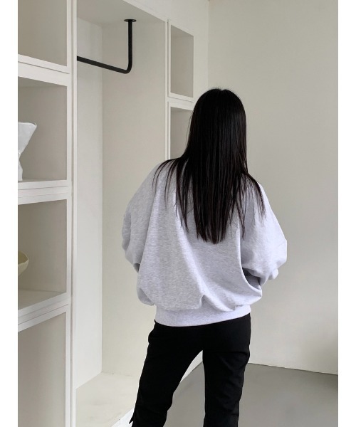 Didot.showroom（ディドット ショールーム）の「マキシムスウェットT（スウェット・レディース・ネイビー/ヘザーグレー/グレー・FREE）」の7枚目の写真