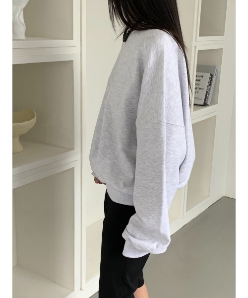 Didot.showroom（ディドット ショールーム）の「マキシムスウェットT（スウェット・レディース・ネイビー/ヘザーグレー/グレー・FREE）」の8枚目の写真