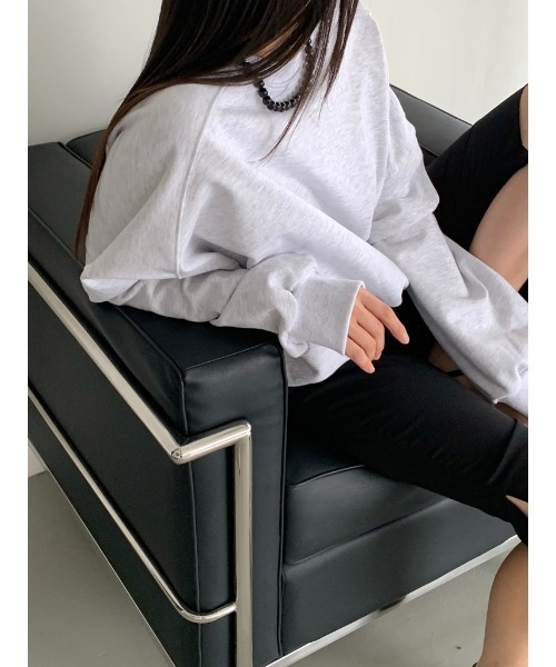 Didot.showroom（ディドット ショールーム）の「マキシムスウェットT（スウェット・レディース・ネイビー/ヘザーグレー/グレー・FREE）」の10枚目の写真