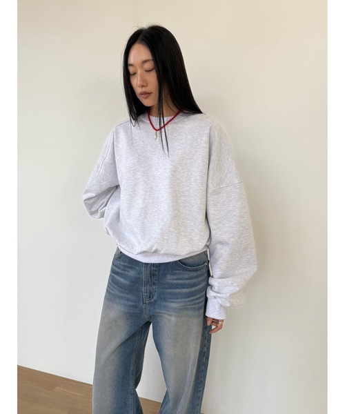 Didot.showroom（ディドット ショールーム）の「マキシムスウェットT（スウェット・レディース・ネイビー/ヘザーグレー/グレー・FREE）」の11枚目の写真