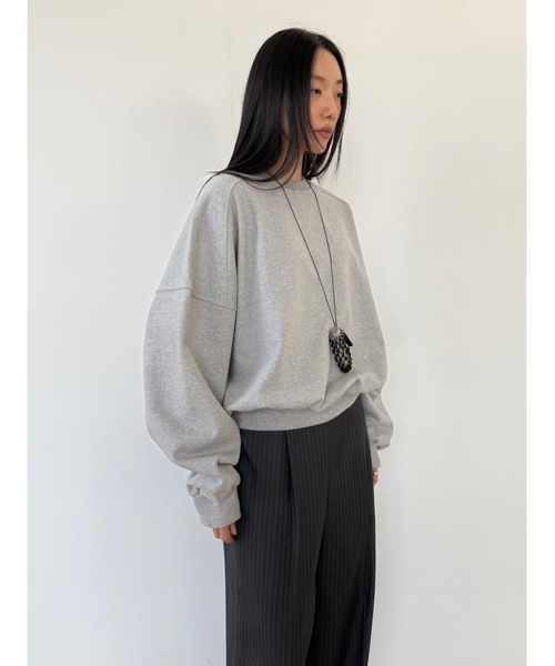 Didot.showroom（ディドット ショールーム）の「マキシムスウェットT（スウェット・レディース・ネイビー/ヘザーグレー/グレー・FREE）」の16枚目の写真