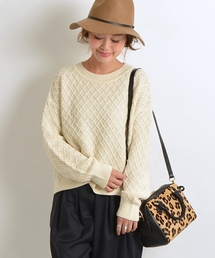SHIPS for women | ウールケーブルプルオーバー◇(ニット/セーター)