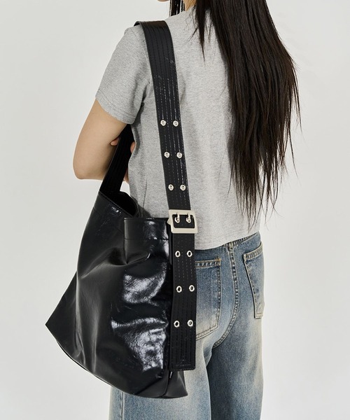 3.3 Field Trip （3.3フィールドトリップ）の「3.3 Field Trip／ショルダーバック  2118454（トートバッグ・レディース・ブラック/カーキ・FREE）」の7枚目の写真