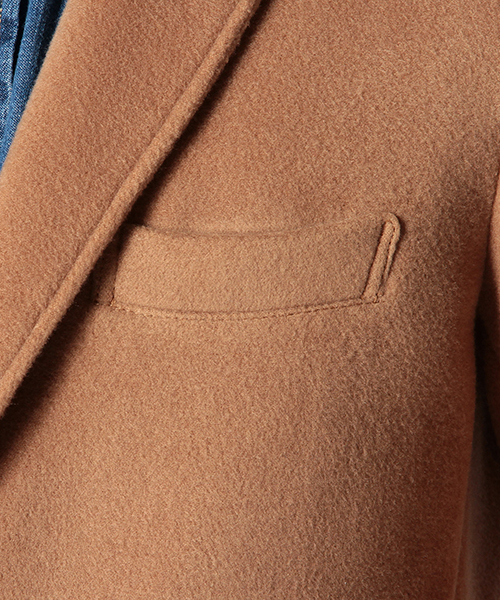 BEAMS（ビームス）の「BEAMS / フリース チェスター コート（チェスターコート・メンズ・ブラック/キャメル/ネイビー・MEDIUM/SMALL/LARGE/X-LARGE）」の13枚目の写真