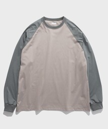 BIO WASH RAGLAN LONG SLEEVE BIG TEE