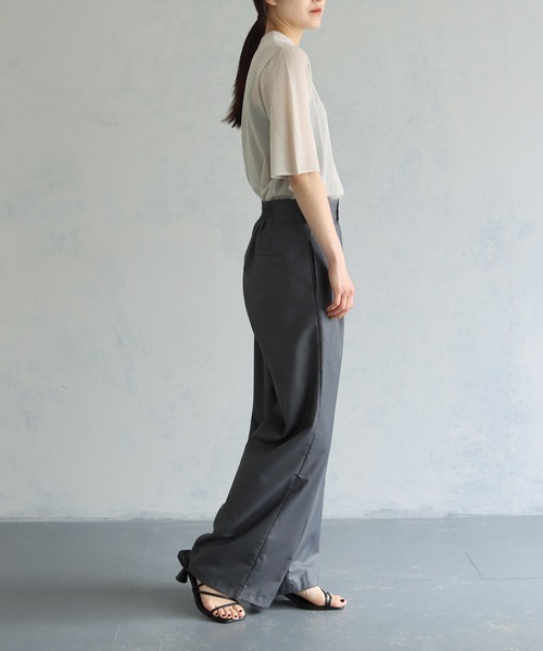 &g'aime（アンジェム）の「【&g’aime】ラメシアーニットプルオーバー（ニット/セーター・レディース・ブルー/グレー/ブラック/ベージュ・FREE）」の17枚目の写真