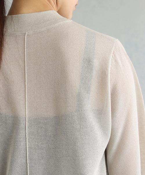 &g'aime（アンジェム）の「【&g’aime】ラメシアーニットプルオーバー（ニット/セーター・レディース・ブルー/グレー/ブラック/ベージュ・FREE）」の18枚目の写真