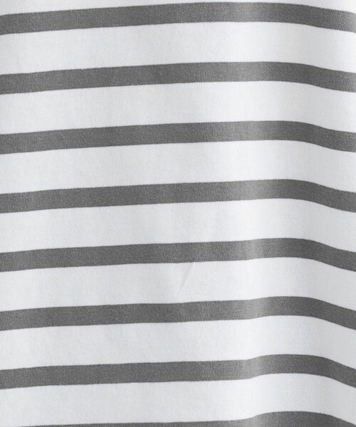 green label relaxing（グリーンレーベルリラクシング）の「パネルボーダー プルオーバー 5分袖 Tシャツ（Tシャツ/カットソー・レディース・コバルトブルー/ピンク/グレー・FREE）」の18枚目の写真