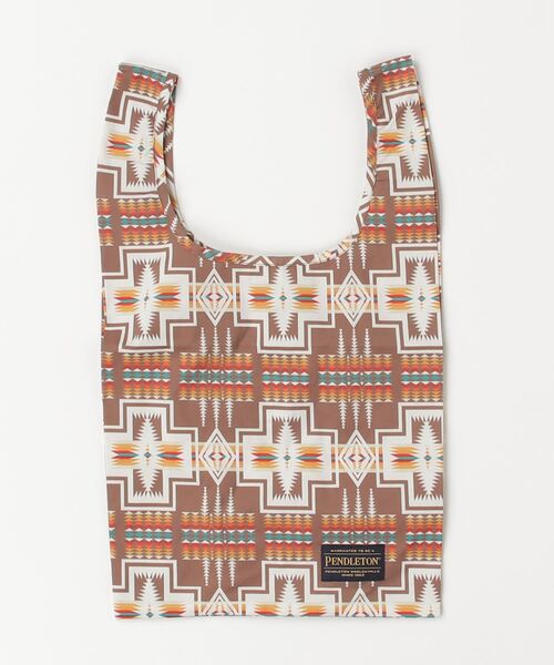 PENDLETON(ペンドルトン)の「ST:PENDLETON / PACKABLE SHOPPER ペンドルトン パッカブルショッパー(エコバッグ/サブバッグ・レディース・ターコイズブルー/ベージュ/オフホワイト・ONE SIZE)」の16枚目の写真
