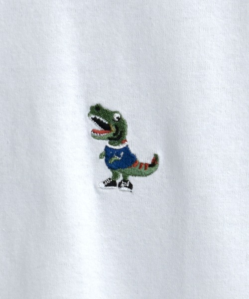 Starting Over(スターティングオーバー)の「dinosaur print T-shirt/オーバーサイズ 恐竜 プリント 半袖Tシャツ(Tシャツ/カットソー・メンズ・ブラック系その他2/グレー系その他/ホワイト系その他2/ブラック系その他/ブラック/ブラック系その他3/ホワイト系その他3/ホワイト系その他/グレー系その他3/グレー系その他2/チャコール/ホワイト・M/XL/L)」の15枚目の写真