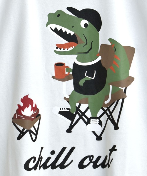 Starting Over(スターティングオーバー)の「dinosaur print T-shirt/オーバーサイズ 恐竜 プリント 半袖Tシャツ(Tシャツ/カットソー・メンズ・ブラック系その他2/グレー系その他/ホワイト系その他2/ブラック系その他/ブラック/ブラック系その他3/ホワイト系その他3/ホワイト系その他/グレー系その他3/グレー系その他2/チャコール/ホワイト・M/XL/L)」の20枚目の写真