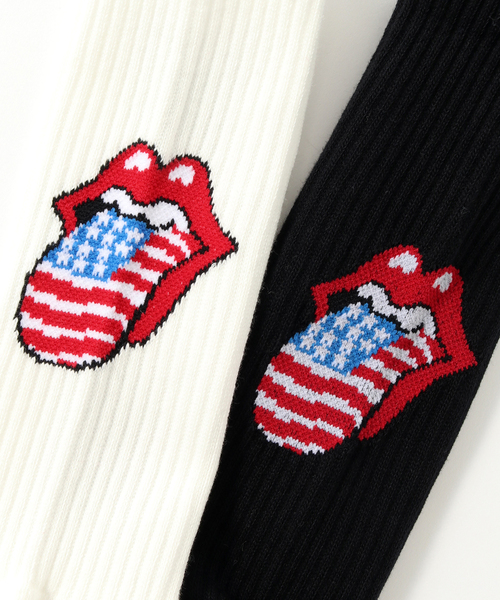 JOURNAL STANDARD relume（ジャーナルスタンダード　レリューム）の「THE ROLLING STONES / ローリングストーンズ  2pack ソックス（ソックス/靴下・メンズ・ホワイト/ホワイト系その他・LARGE）」の7枚目の写真