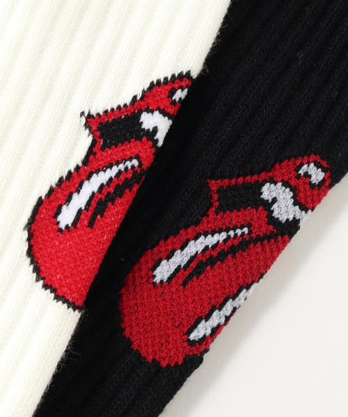 JOURNAL STANDARD relume（ジャーナルスタンダード　レリューム）の「THE ROLLING STONES / ローリングストーンズ  2pack ソックス（ソックス/靴下・メンズ・ホワイト/ホワイト系その他・LARGE）」の15枚目の写真