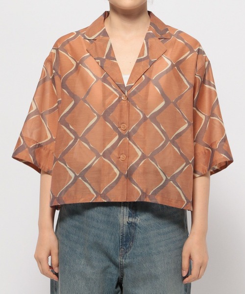 セール】バティックシアーシャツSS 123747（シャツ/ブラウス