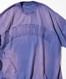 NAUTICA | NAUTICA/ノーティカ Garment Dyed Arch Logo S/S Tee/ガーメントダイ アーチロゴ ショートスリーブTシャツ(Tシャツ/カットソー)