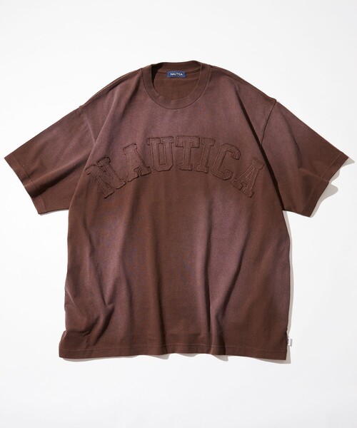 セール】NAUTICA/ノーティカ Garment Dyed Arch Logo S/S Tee